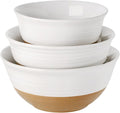 HASENSE Mixing Bowls, Large Ceramic Salad Bowls 2.1/1.5/1.0 Qt, Versatile by Hasense
