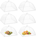 Onarway 6 Pack Food Covers 17 Inch Pop-Up Encrypted Mesh Plate Serving Tents by Onarway