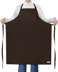 ROTANET Extra Large Apron for Men Adjustable Bib Aprons by ROTANET