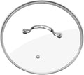 Antrader Tempered Glass Lid, 10.5Inch Cookware Glass Replacement Lid by Antrader