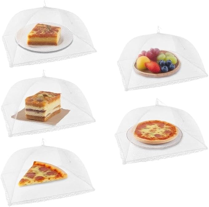 5 PACK Food Covers for Outside Mesh, Picnic Essentials - Image 5