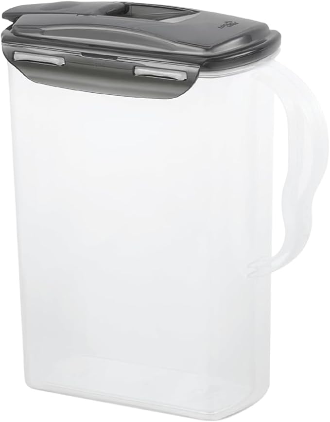 LocknLock Aqua Fridge Door Water Jug | Clear Pitcher | BPA Free Plastic Pitcher - Image 4