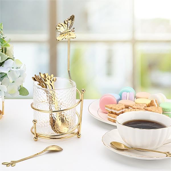ELLDOO Coffee Spoon Set, Creative Flatware Set - Image 9