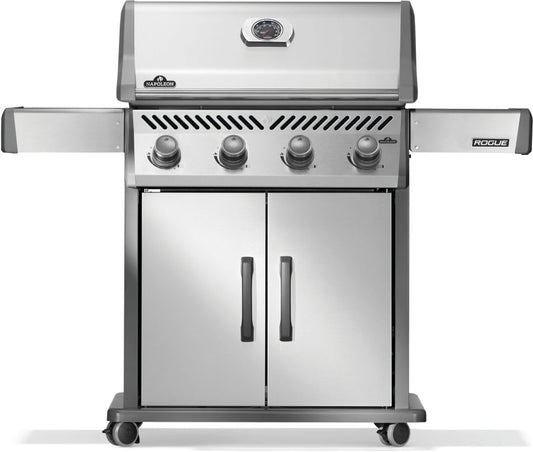 Napoleon Rogue 525 Natural Gas Grill, Stainless Steel, Durable 4-Burner Gas Grill