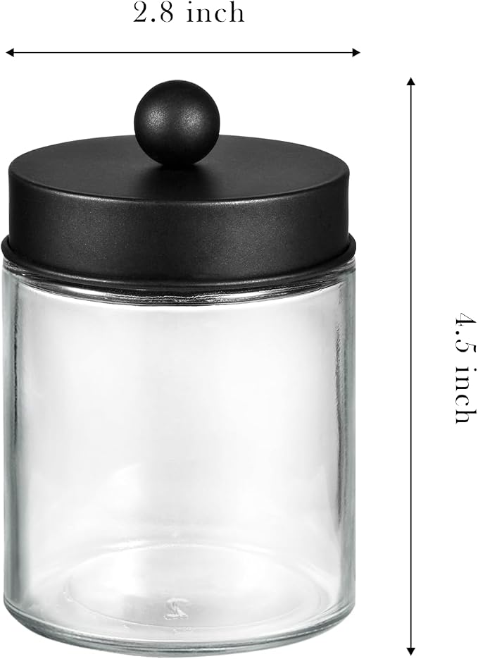SheeChung 3-Pack Glass Apothecary Jars - Image 4