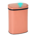 PayLessHere | 13 Gallon Stainless Steel Trash Can | Pink | Automatic Touchless by PayLessHere