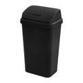 Sterilite Wastebasket SWINGTOP BLK 13GA 10899004 by Sterilite