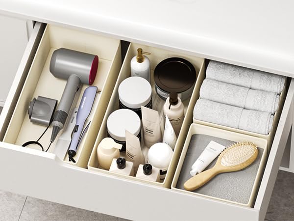 DIMJ Drawer Organizers Clothes, Fabric Closet Organizers and Storage, Shallow - Image 7