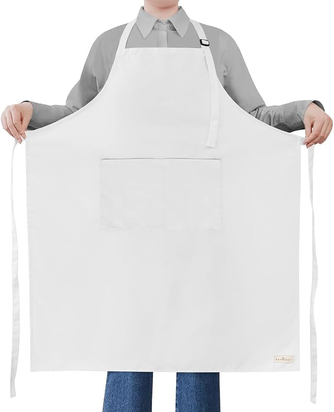 ROTANET Extra Large Apron for Men Adjustable Bib Aprons by ROTANET