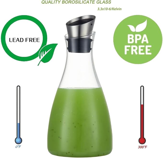 50 Ounces Borosilicate Glass Carafe - Image 2