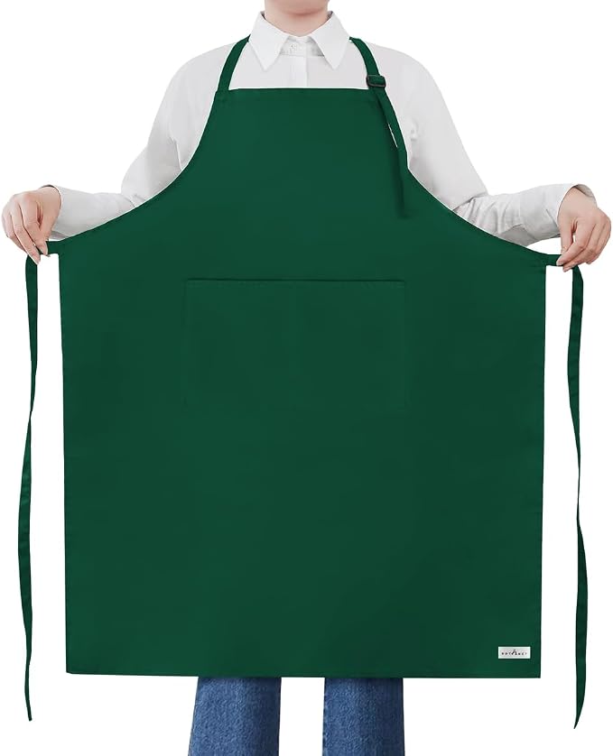 ROTANET Extra Large Apron for Men Adjustable Bib Aprons by ROTANET