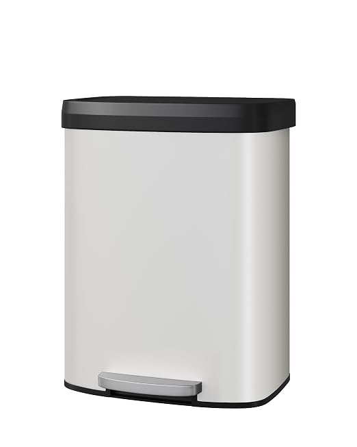 Garvee 16 gal / 60 L Metal Trash Can by Garvee