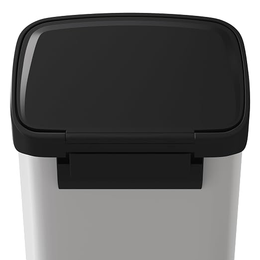 Garvee 13 gal / 50 L Metal Trash Can - Image 8