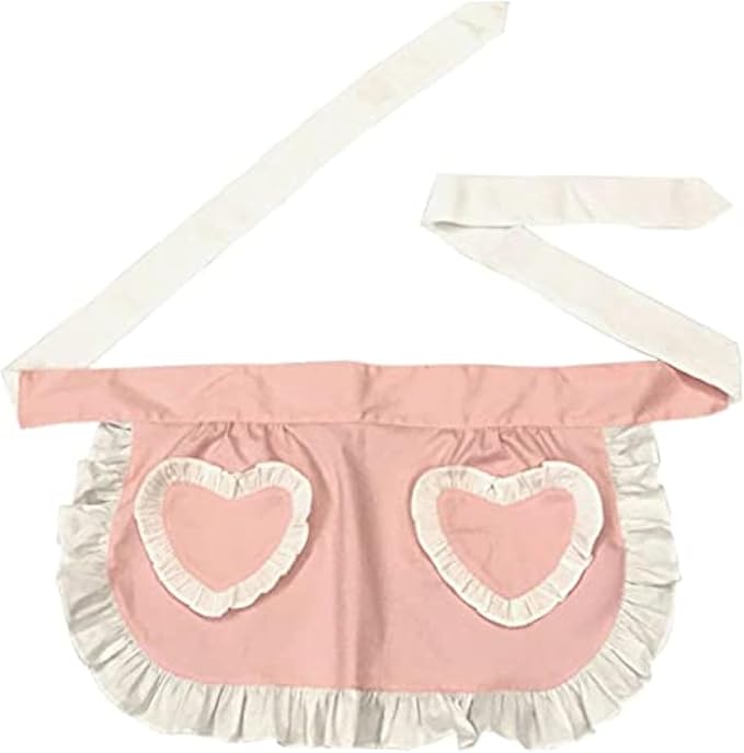 CRB Fashion Waist Apron Kitchen Cooking Restaurant Cotton Bistro Half Aprons by CBTRFashion