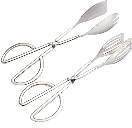 Stainless Steel Buffet Tongs - Set of 2, 10.3'