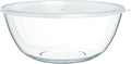 4.7 Qt Extra Large Glass Mixing Bowls Clear Glass Salad Cooking Bowls by Quald