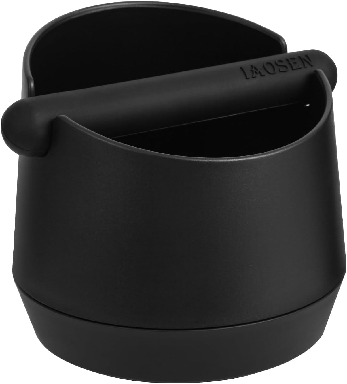 Knock Box 6 Inch Extra Large Capacity Design Espresso Knock Box Shock-absorbent Knock Box Espresso with Removable Knock Bar and Non-Slip Base Espresso Accessories for Home/Office