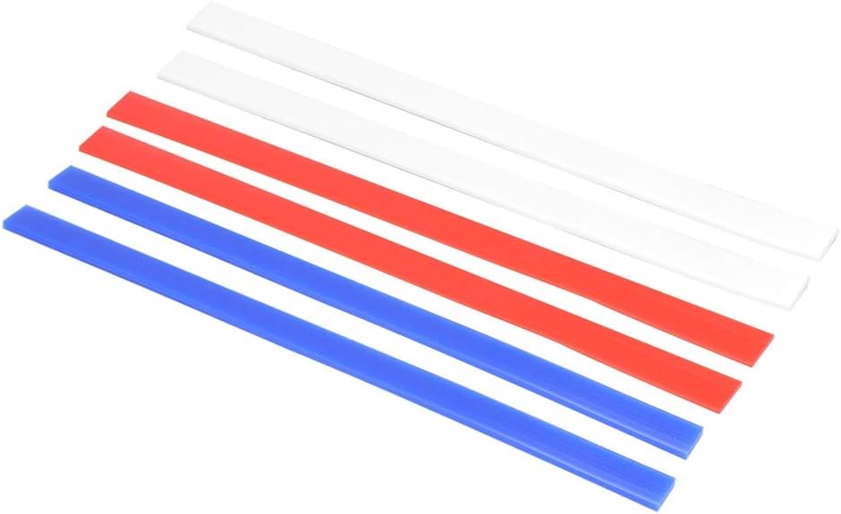 Measuring Dough Strips, Silicone Measuring Dough Strip, Rolling Pin Guide Silicone, Leveler Sticks Ruler Strips Guides Thickness Rails Non Stick Baking Strip for Biscuits Noodles Kitchen 6Pcs