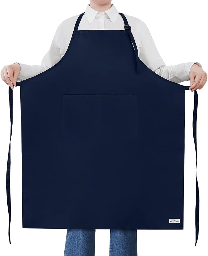 ROTANET Extra Large Apron for Men Adjustable Bib Aprons by ROTANET