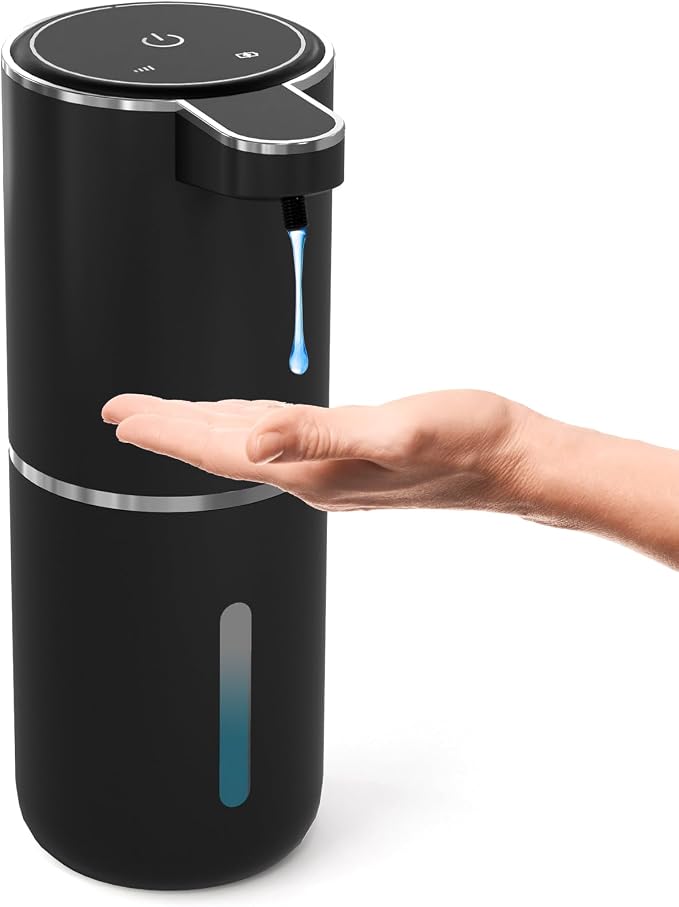 Automatic Soap Dispenser Touchless, Liquid Hand Soap Dispenser 12.8oz USB by MTYGK