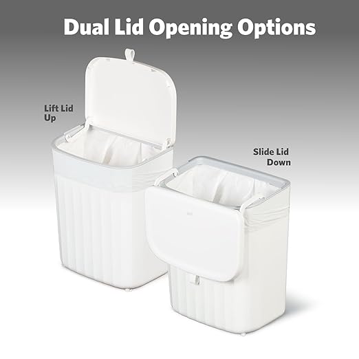 Glad Roomate Under Counter Waste Bin | Space Saving Small Trash Can - Image 3
