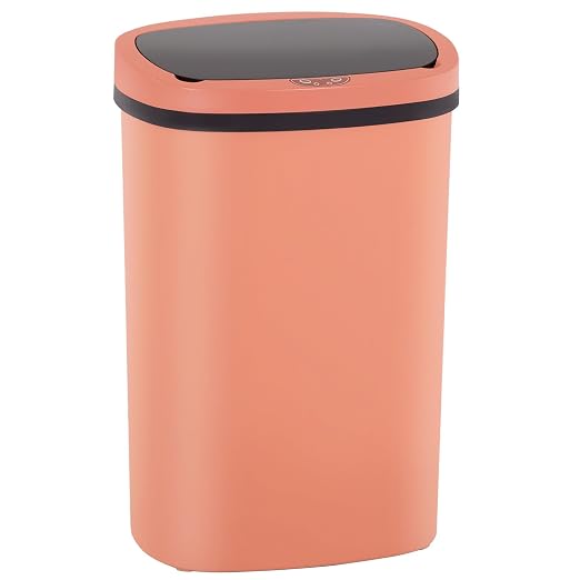 PayLessHere | 13 Gallon Plastic Trash Can | Pink | Automatic Touchless Lid by PayLessHere