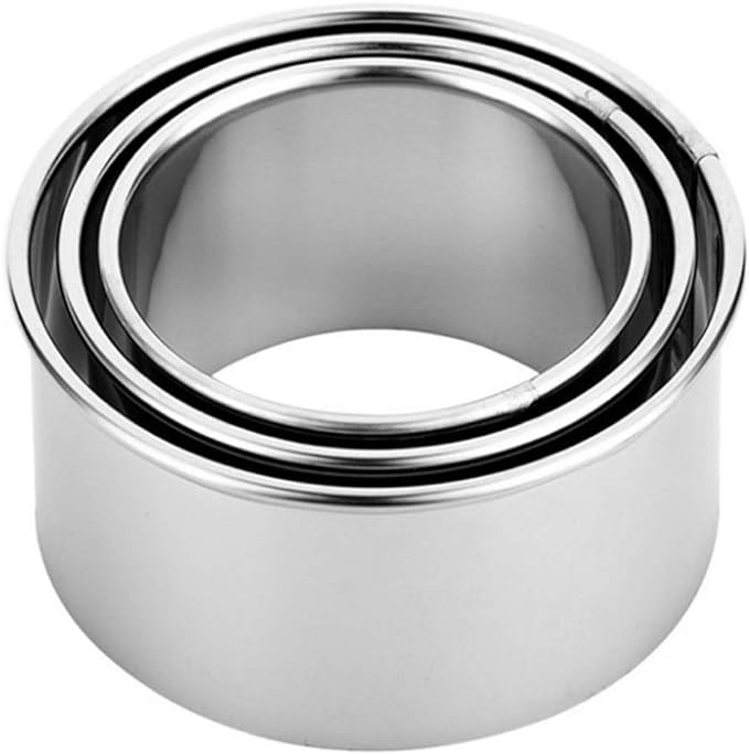Cookie Cutters - Biscuit Cutters/Stainless Steel Dumpling Cutters/Cake Pastry by ZDHSOY