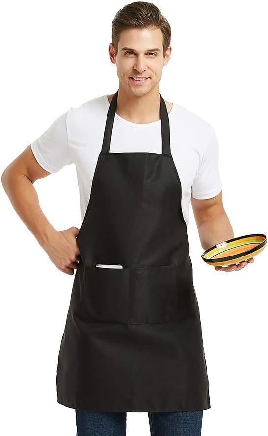 DUSKCOVE 12 Pack Plain Bib Aprons - Image 6