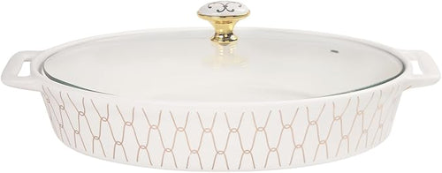 10" x 7" Ceramic Oval Casserole Dish by jinsongdafa