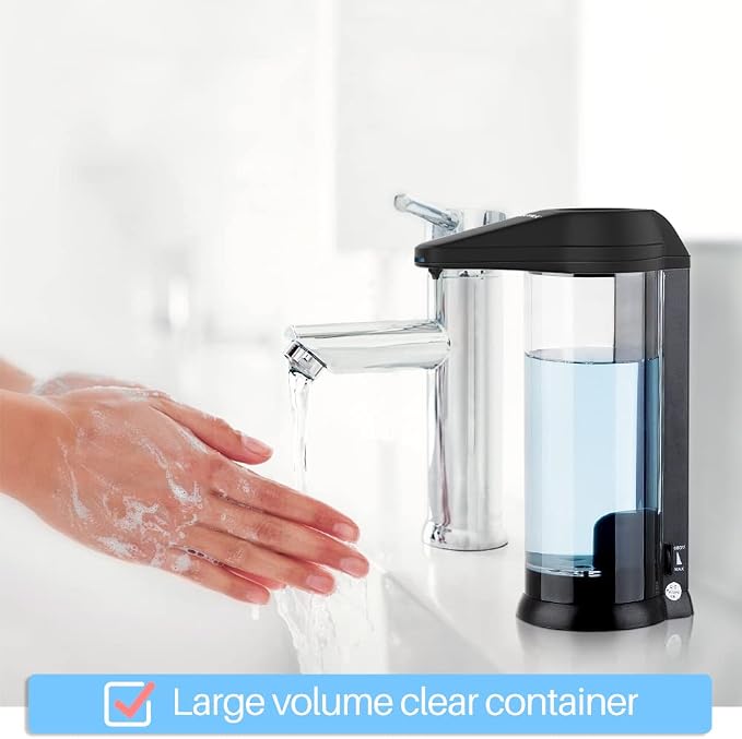 Secura 17oz Automatic Liquid Soap Dispenser, Touchless Battery Operated Hand - Image 2