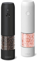 Ultrean Pepper Grinder, Rechargeable Salt and Pepper Grinder Set by Ultrean