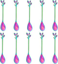 AnSaw Elegant Rainbow Leaf Coffee Spoons by AnSaw