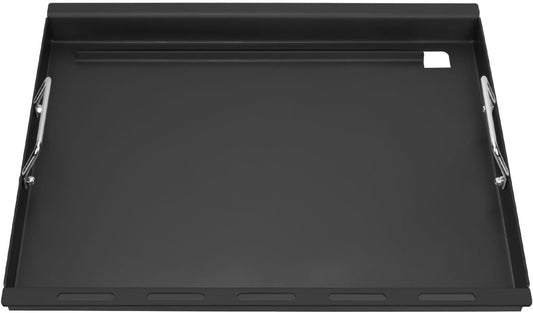 Griddle Inserts for Chargriller, Flat Top Griddle for Char-Griller 5050, 3001, 5650, 3030, 3725, King Griller 3008, 5252 Grill Models, Replacement Part for Char Grille Grates, Carbon Steel