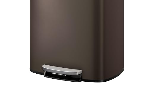 Garvee 13 gal / 50 L Metal Kitchen Trash Can - Image 8
