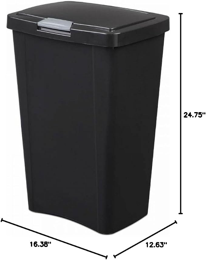 STERILITE 10459004 Touch Can, 13 Gallon - Image 2