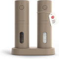 LARS NYSØM Electric Salt and Pepper Grinder Set, USB Rechargeable, Automatic by LN