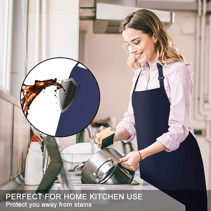 Jubatus 2 Pack 100% Cotton Aprons - Image 3