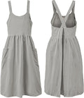 Uaussi Cotton Linen Apron Cross Back Work Apron by Uaussi