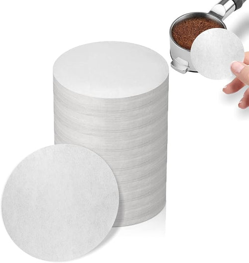 1000 Pcs Coffee Paper Filter for Espresso Coffee Maker, 53 mm Unbleached by brikinte