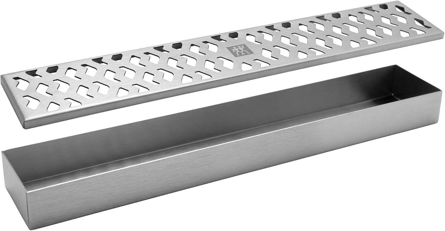 ZWILLING BBQ+ Stainless Steel Grill Smoker Box for Wood Chips, Adds Smoky Flavor to Meat and Veggies, Compatible with Gas & Charcoal Grills, Dishwasher Safe