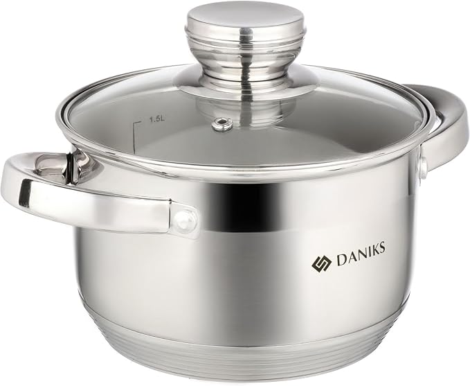Daniks Standard 2 Quart Stainless Steel Stock Pot by Daniks