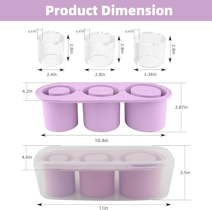 Tcamp Tumbler Ice Mold, Ice Cube Tray - Image 5