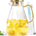 Yirilan Glass Pitcher, 2.4Liter Water Pitcher by Yirilan