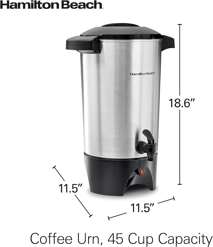 Hamilton Beach 45 Cup Coffee Urn and Hot Beverage Dispenser - Image 8