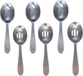 Darware Portion Control Serving Spoons Set – Stainless Steel 1/4, 1/2 Cup Sizes by Darware
