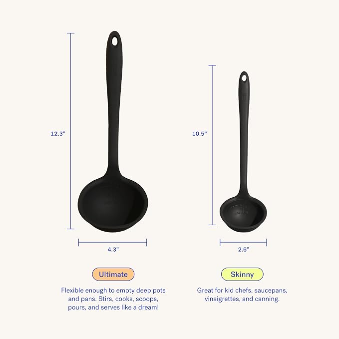 GIR: Get It Right Silicone Ladle Spoon – High Heat Resistant Kitchen Tool - Image 3