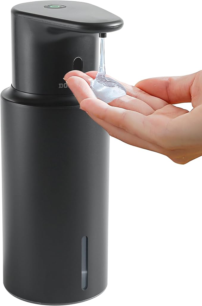Automatic Liquid Soap Dispenser Touchless, 304 Stainless Steel Bottle Body by DODOMEKIA