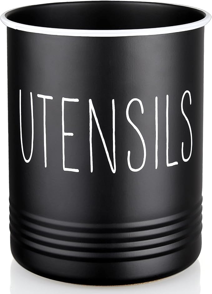Kitchen Utensil Holder, 6.7" Utensil Holder by Bivvclaz
