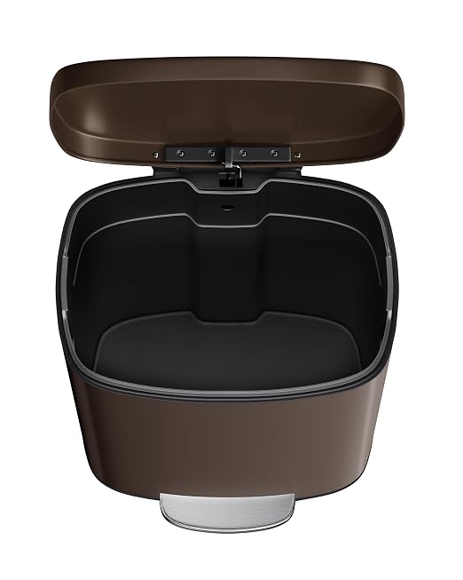 Garvee 13 gal and 2.6 gal Metal Trash Can Combo Set, Rustproof Garbage Can - Image 8