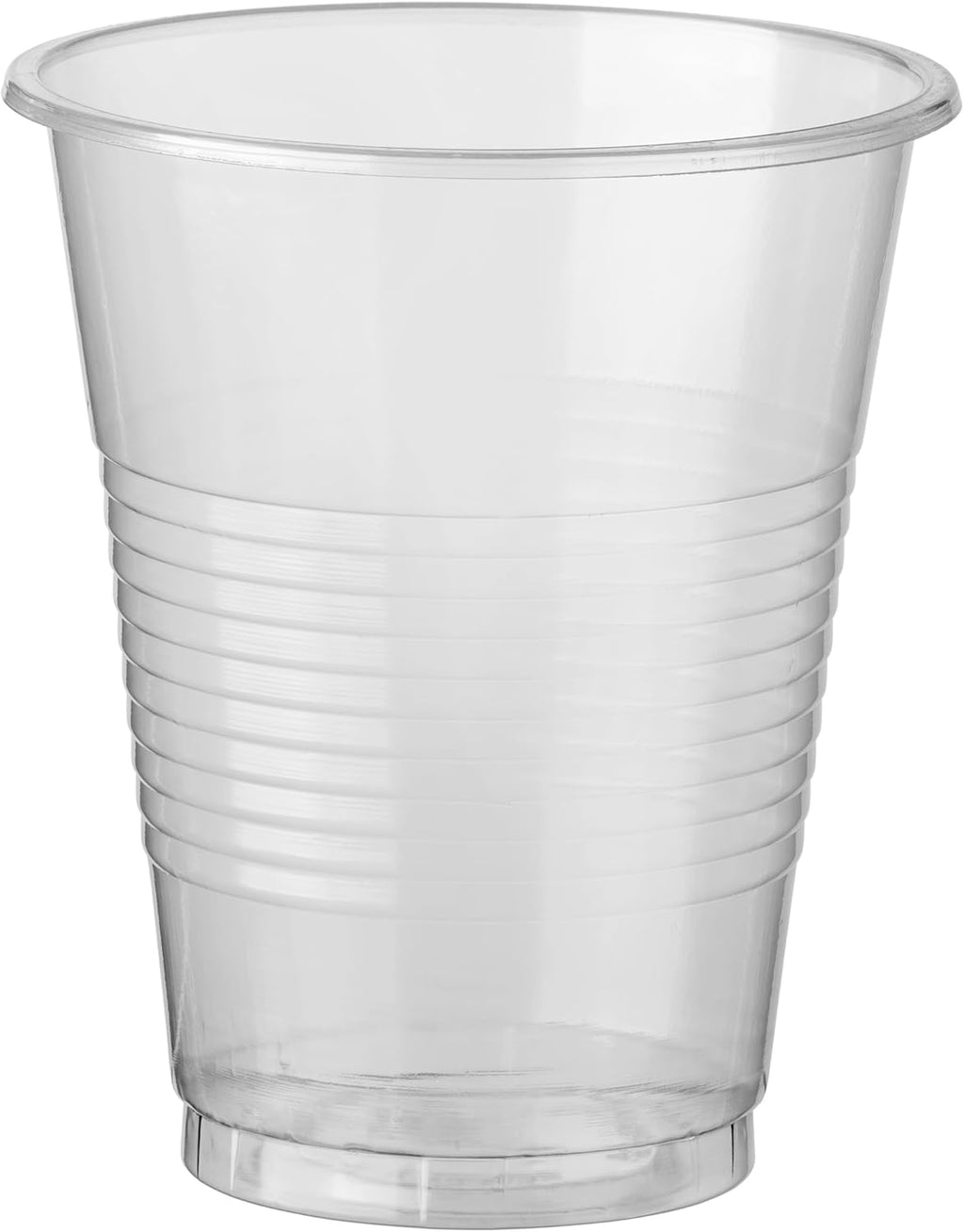Plastic Cups Bulk Disposable Clear Cups 7 oz - [2400] Count Case - Good For Cold Drinks, Party Cups, Water Cooler Dispenser, Transparent Cups for Juice, Ice Tea, Soda 7oz. Ounce [2400 Pack/Case]